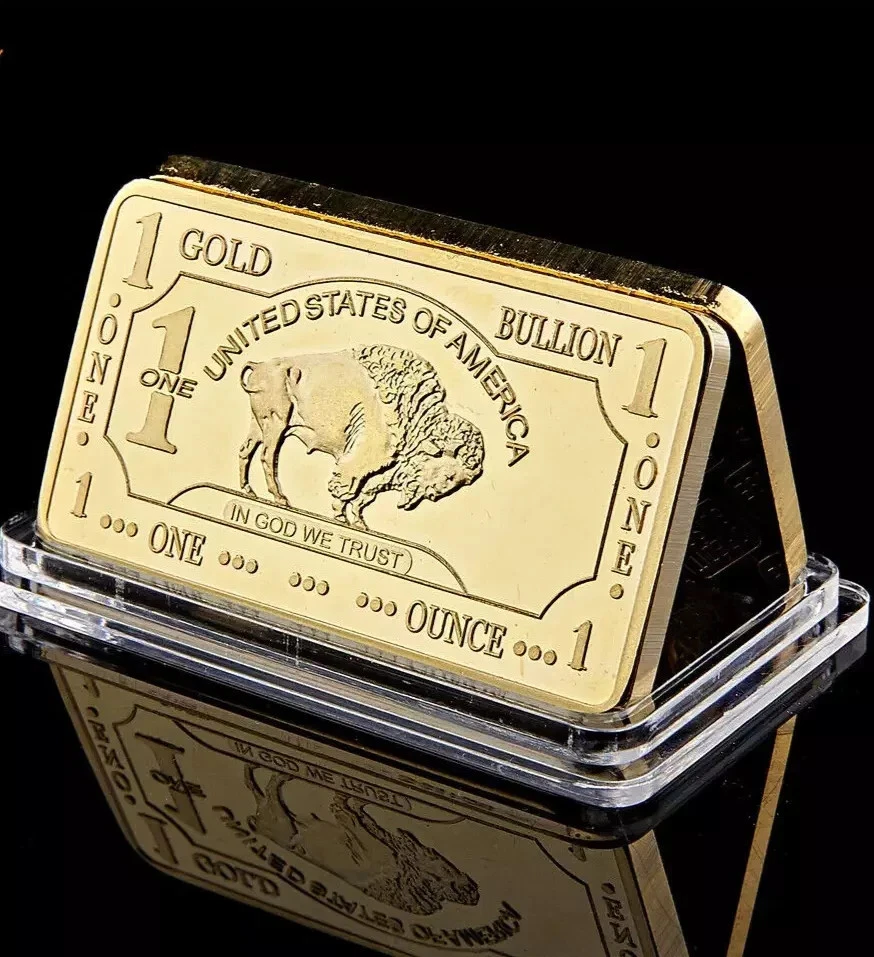(6) 1 OZ - Gold Buffalo Bullion Bar .999 Fine 24k GOLD BARS - Image 3 of 4