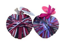 CVS BRAND HEART Shape Gift 35 Clasp Free Elastic Hair Band Ties - LOT OF 2 - NEW