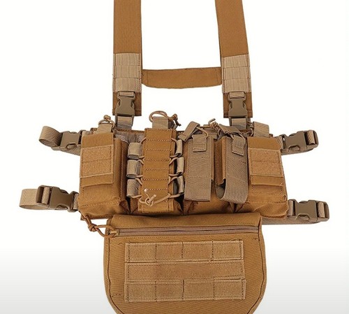 Chest Rig Tan Minimalistic 4 Mag - Picture 2 of 7