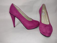 Décolleté Scamosciato Taglia 42-47 Molti Colori Tacchi 12cm Patform 2cm Produce