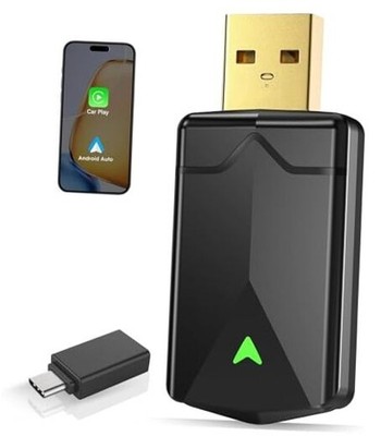 Wireless CarPlay Adapter  Android Auto Wireless Adapter, 5.8GHz Wi-Fi Plug 1pcs