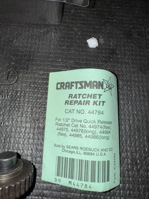 Craftsman 44784 1/2” Dr Ratchet Repair Kit 44974 44975 44976 44984