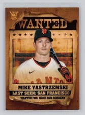 Mike Yastrzemski 2021 Topps Big League Baseball Wanted #WT-11 Giants