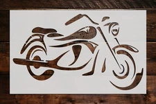 Motorcycle Stencil - Art and Wall Stencil