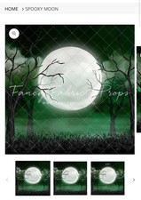 Fancy Fabrics Spooky Moon 72x60