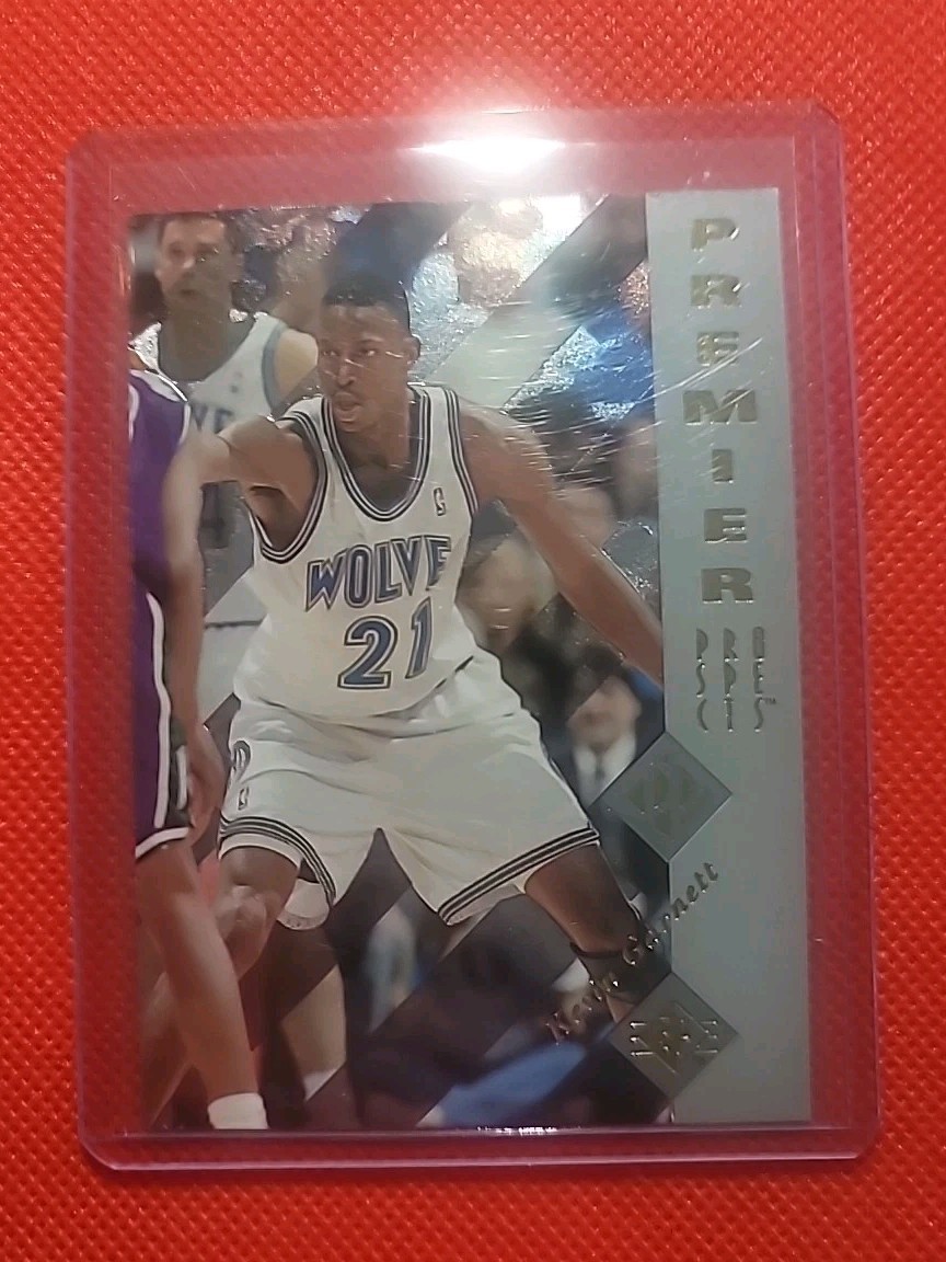 1995-96 SP - Premier Prospects Kevin Garnett #159 (RC)