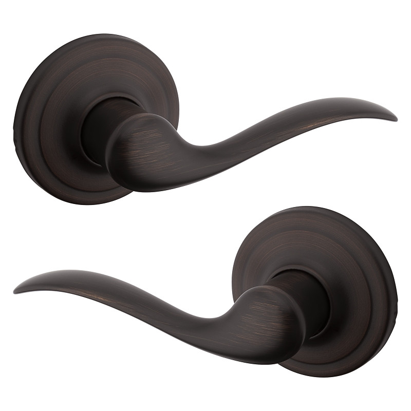 Kwikset Tustin Hall/Closet Lever with Microban Antimicrobial Protection