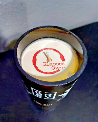 All Natural Soy Wax Candle Cedar Wood And Amber By Glassed over