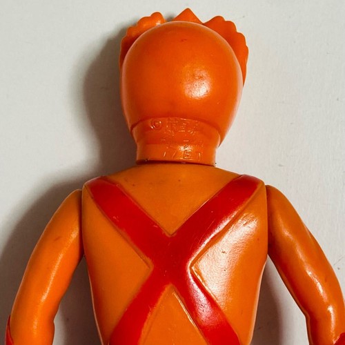 TAKATOKU Rainbowman Fire Form Middle Soft Vinyl Figure Excellent JAPAN - Picture 6 of 10