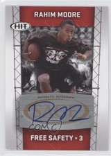 2011 SAGE Hit Auto Rahim Moore #A33 Auto 0a1