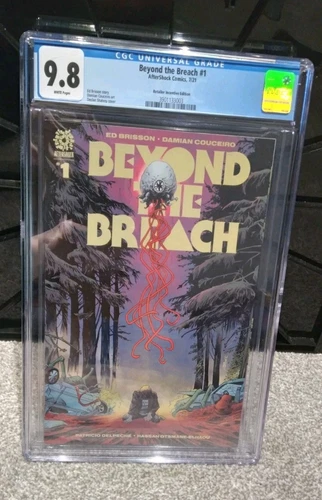 Beyond The Breach #1 CGC 9.8 Blue Label, White Pages. 1:15 Ratio. Ed Brisson 