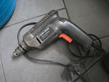 BLACK+DECKER BD56 400W 240V Corded Drill/Driver Keyed Chuck Black/Orange