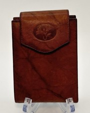 VTG Buxton Heiress Bi Fold Leather Wallet Brown Billfold Classic Embossed