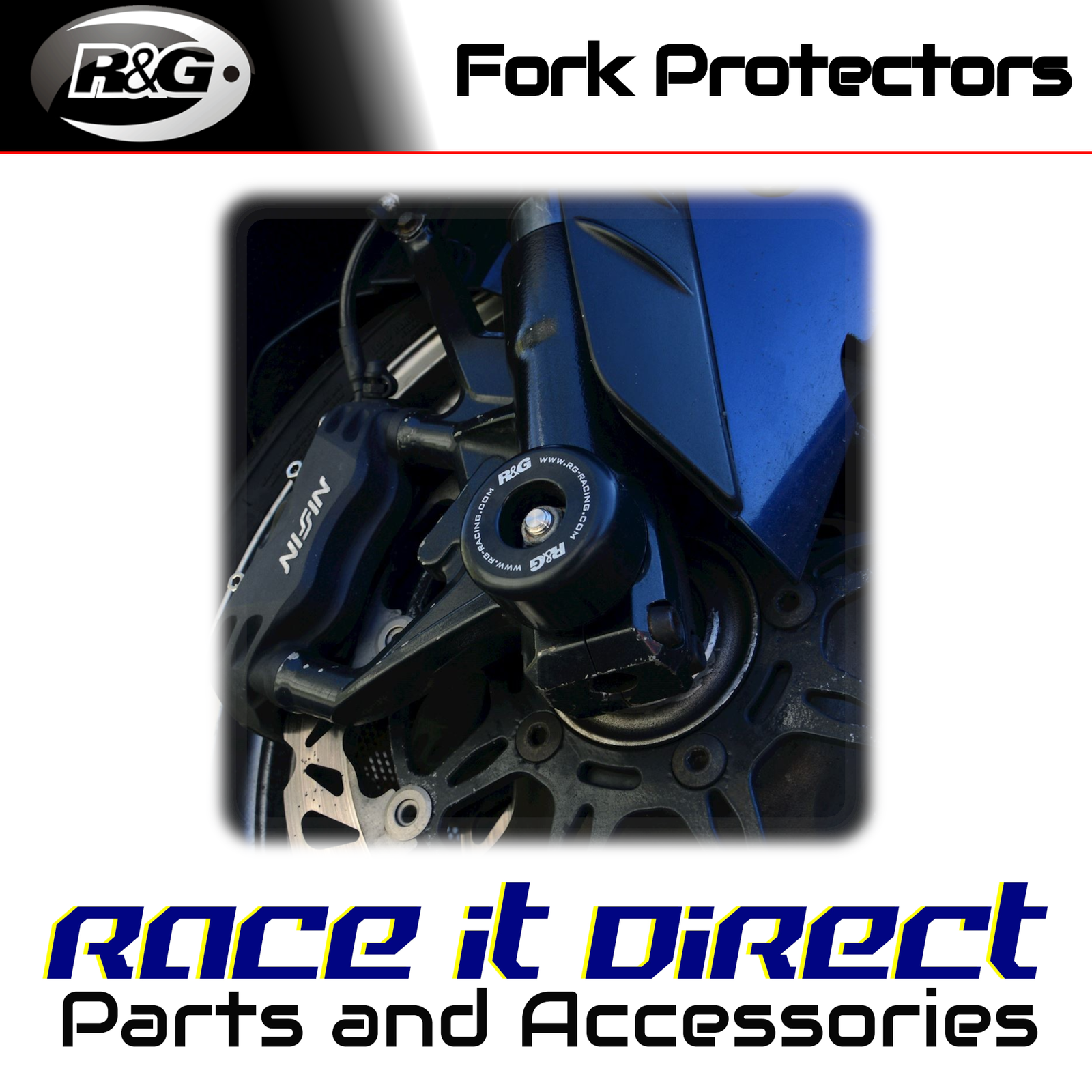 Fork Protectors for Kawasaki GTR1400 Concours 2007-2018 R&G