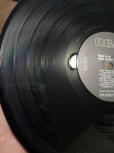 Dolly Parton - Real Love - 1985 RCA AHLI-5414 LP Vinyl Record - Picture 10 of 11