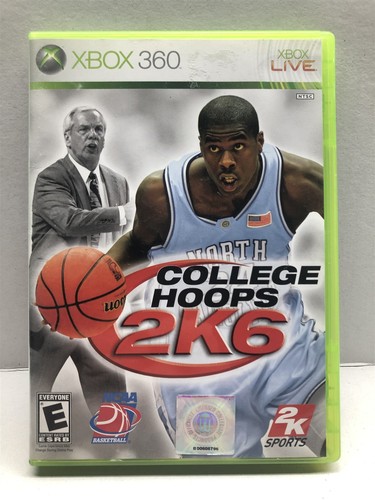 College Hoops 2K6 (Xbox 360, 2006) komplett getestet funktioniert - kostenloser Versand