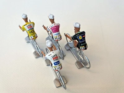 Lot de 4 cyclistes Tour de France 2026 Vainqueurs des classements - Pogacar - Photo 1/2