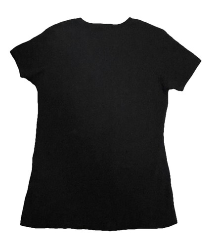 VINTAGE Ladies XL Graphic Tee Nintendo MARIO BROTHERS Black T-SHIRT - Picture 5 of 5