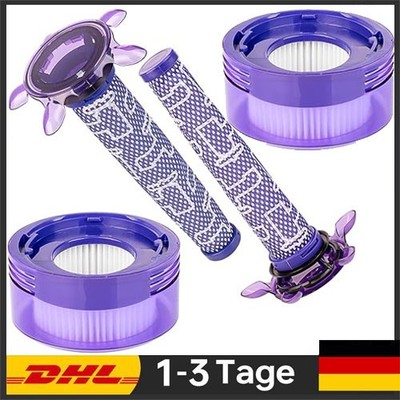 4 Stück Upgrade V8 Filter für Dyson V7 V8 Akku Staubsauger Tier Extra SV25 SV37