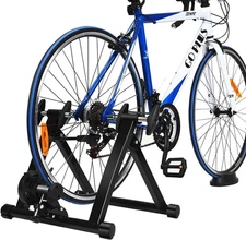 Bike Trainers for Indoor Riding, Folding Stationary Bike Stand with Magnetic Fly