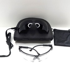 UVEX Genesis, Safety Glasses, HydroShield R Anti-Fog, SCT Dark Gray Lens, Black