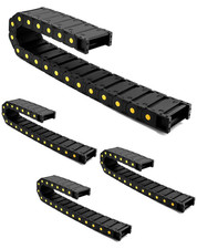 Cable Drag Chain 1M 25x77mm R55 Closed Wire Carrier for CNC Robot 4 Pack