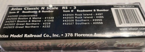 Atlas N Scale RS-3 Diesel Engine Rock Island #497 - Picture 6 of 8