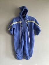 Baby Girls Size 6 Months Fleece Snowsuit  Bunting by Rugged Bear  Flaw