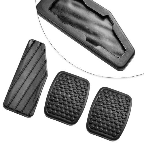 New Practical Indoor Office Pedal Cover Cover 3 Pcs Clutch Gas Black Brake - Picture 5 of 12