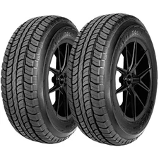 (QTY 2) 235/75R15 Vantage SUV 109T XL Black Wall Tires