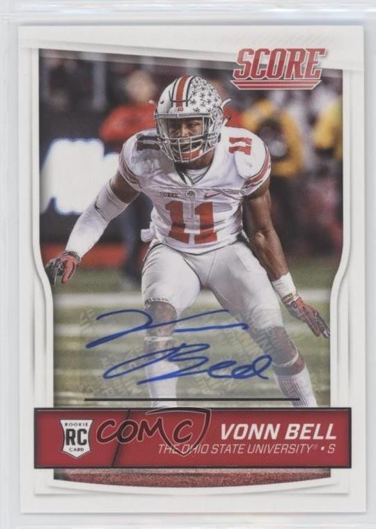 Vonn Bell Panini Score #420 Autograph