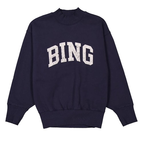 Anine Bing Ladies Navy Bradie Bing Sweatshirt, Size Small - 第 5/6 張圖片