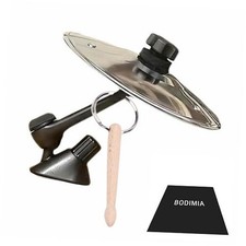 Car Cymbal for Air Vent - Car Drum Cymbal, Mini Car Cymbal, Cymbal for Silver