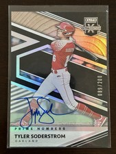 2020 Panini Elite Extra Edition Tyler Soderstrom #26 Prime Numbers A Auto /200