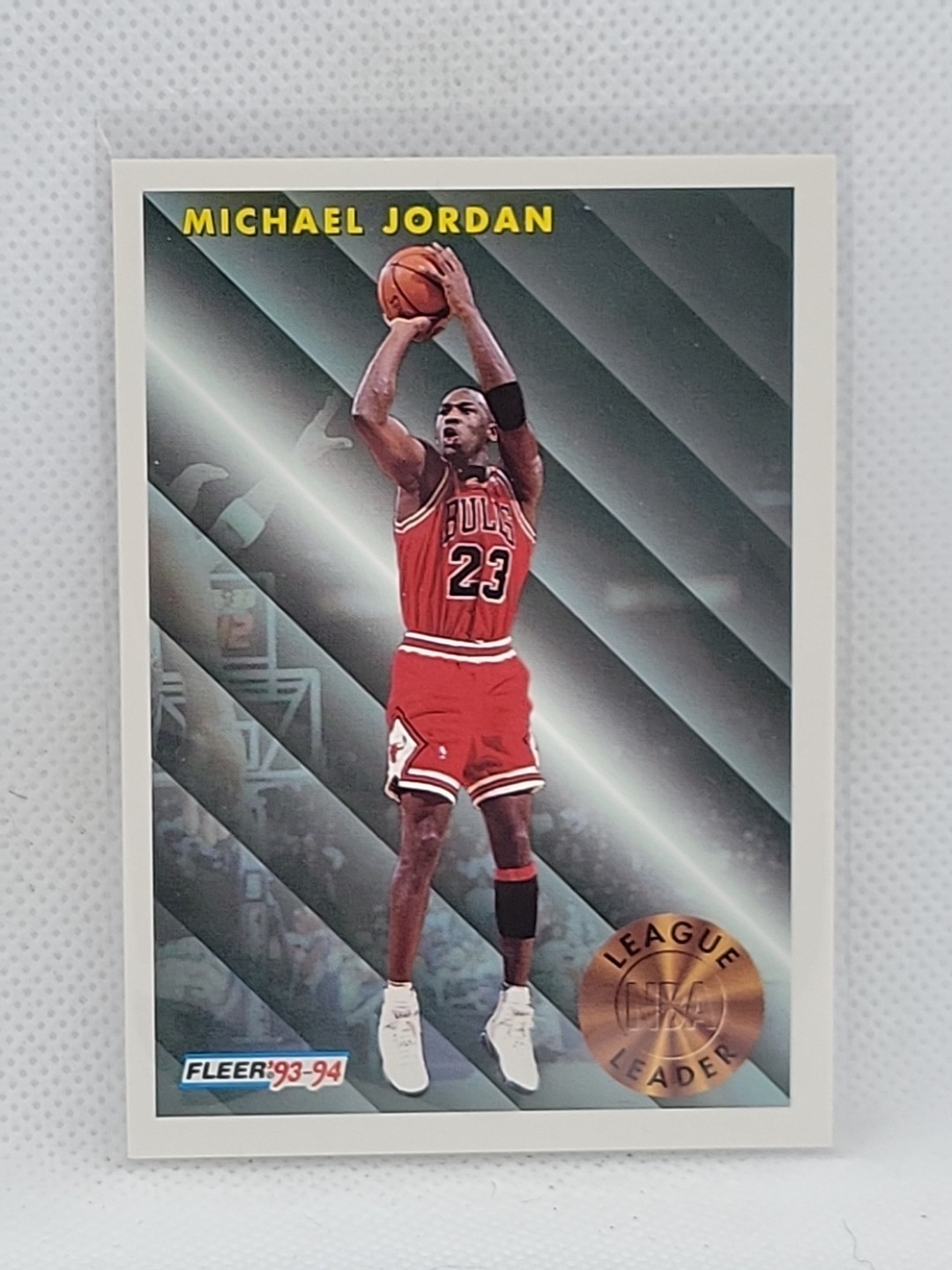 Michael Jordan 1993/94 Fleer Basketball League Leaders #224 NrMt