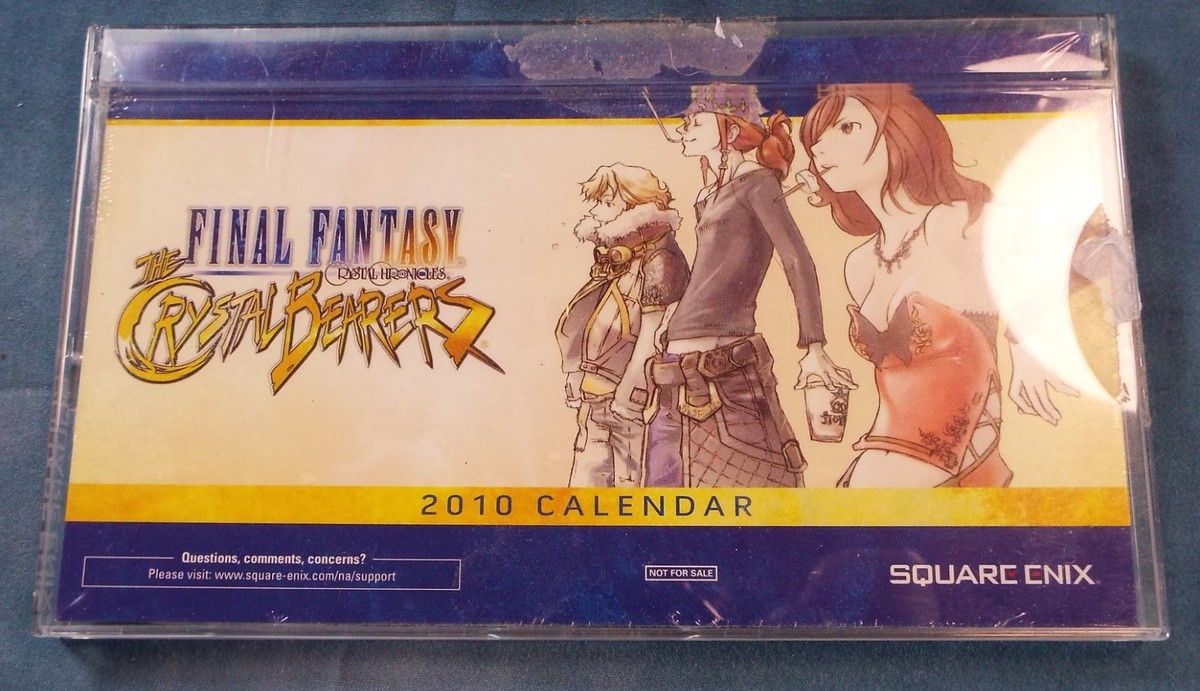 Final Fantasy Crystal Chronicles Crystal Bearers Calendar 2010