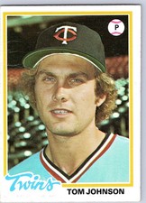 1978 Topps #54 Tom Johnson Minnesota Twins Baseball Card VG-EX