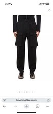 Helmut Lang Black Pocket Zoot Pants Size 31 Excellent Condition