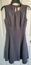 KATE SPADE New York Gray Fit and Flare Sleeveless Cocktail Dress Size 0 Coquette