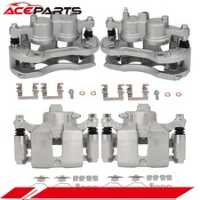 Front Rear Brake Calipers Kit For Chevrolet Monte Carlo 2006 2007 Impala 06-10 Front Rear Brake Calipers Kit For Chevrolet Monte Carlo 2006 2007 Impala 06-10