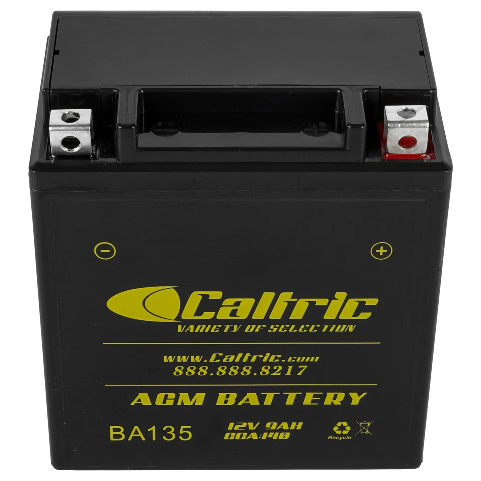 AGM Battery for Yamaha Riva 200 200Z Xc200 Xc200Z 1987 1988 1989 1990 1991 - Image 4 of 4