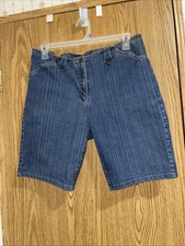 Bill Blass Vintage 90s Jean Shorts Women's Medium Wash High-Rise Size 14 Y2K