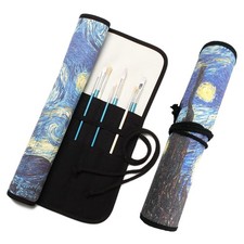 Paint Brush Holder Art Supplies Artist Brush Holder  Storage Organizer Roll-...