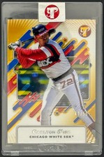 2025 Topps Pristine #87 Carlton Fisk Pristine Gold Refractor #/50 Encased