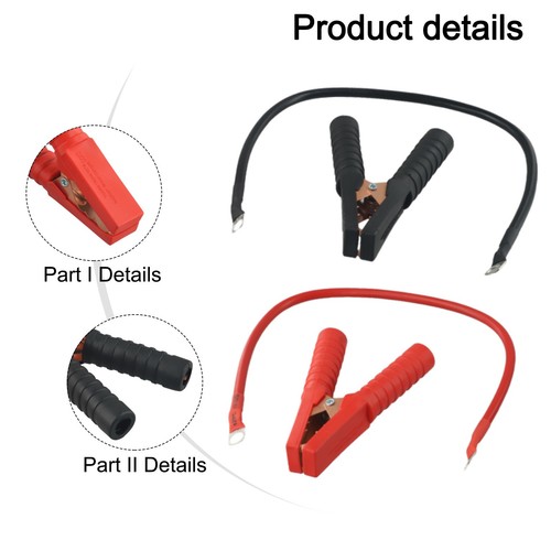 Battery Cables with Cable Clips Perfect for Car and Solar Batteries - Picture 9 of 24