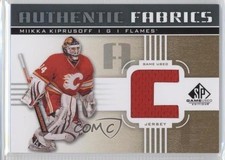 2011 SP Game Used Edition Authentic Fabrics Gold Miikka Kiprusoff (C) #AF-MK 2a8
