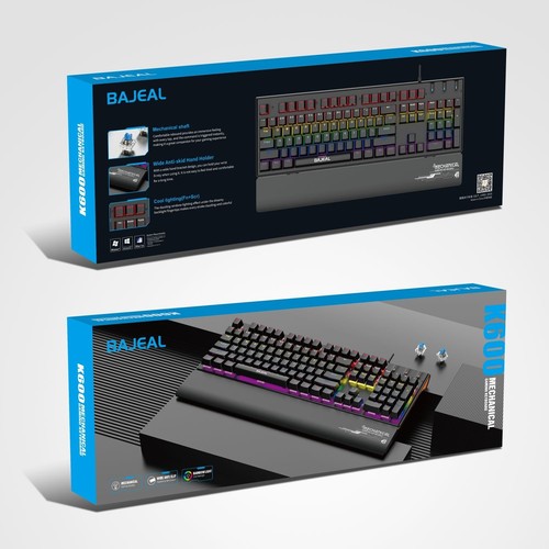 Manuelle Messabweichung Gaming Tastatur Mechanische Tastatur Kompaktes Design - Afbeelding 4 van 9