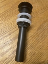KES Bathroom Sink Drain with Overflow, Matte Black Pop Up Drain