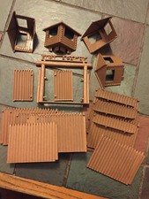 MARX FORT APACHE PLAYSET COMPLETE 1950s VINTAGE FORT UNBROKEN NM HARD PLASTIC