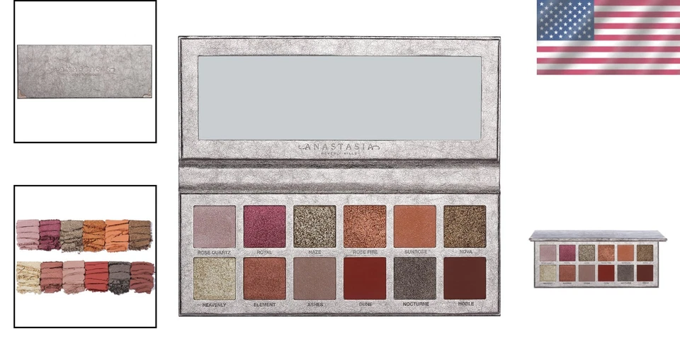 Sleek Rose Metal Palette: Perfect for All Skin Tones - Image 2 of 4